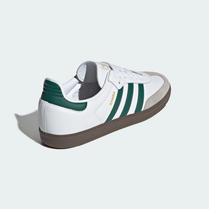 Adidas Samba OG Cloud White / Collegiate Green / Clear Granite JH8797