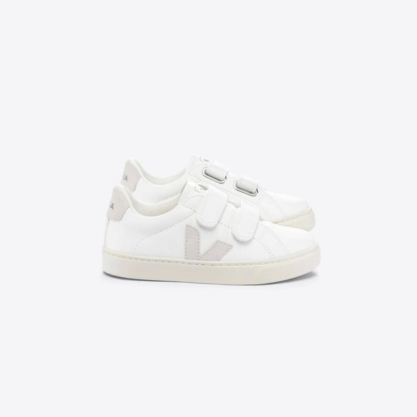 Veja Kids ESPLAR CHROMEFREE LEATHER WHITE NATURAL