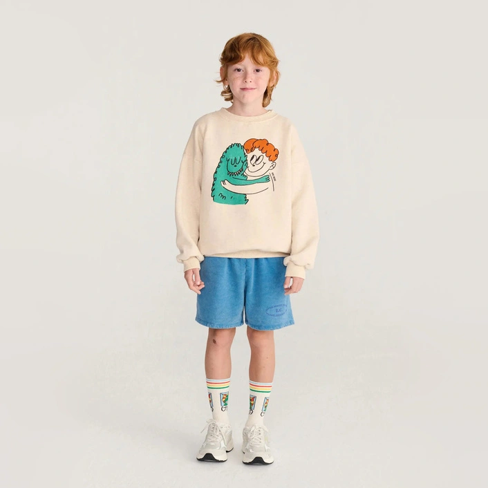 BOBO CHOSES Hug Hairy Monster sweatshirt