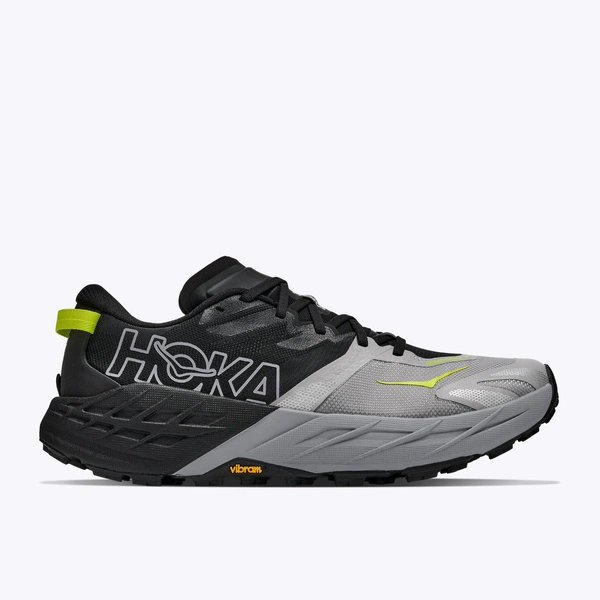 HOKA Speedgoat 7 Men's Trail Running Shoes Black/Stellar Grey