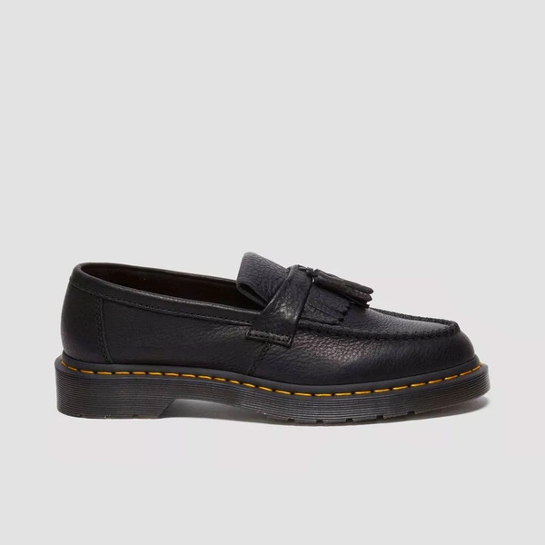 Dr. Martens Tassel Loafers Adrian Yellow Stitch Ambassador Black 31997001