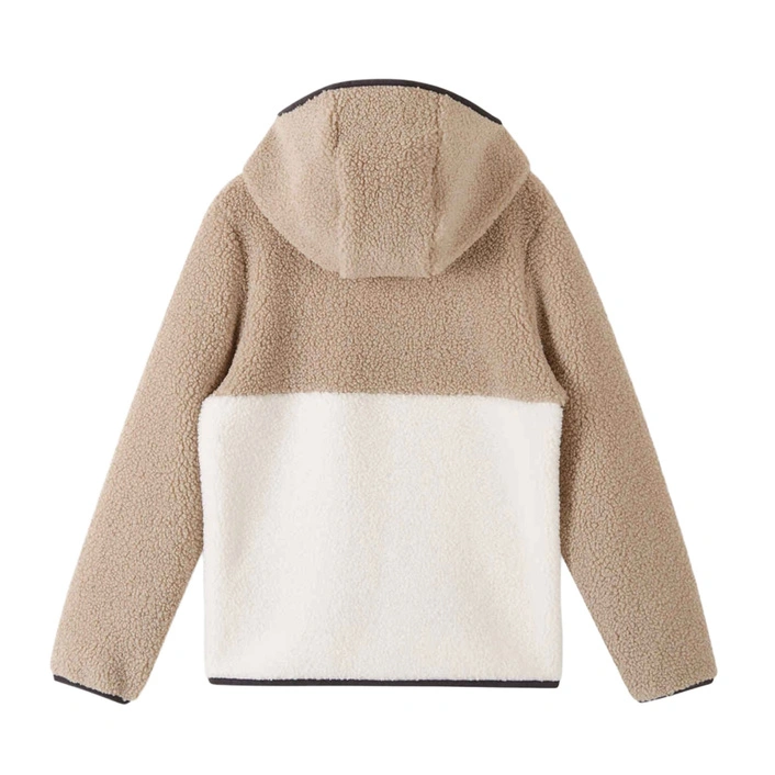 Reima kids' hooded fleece jacket Muhkea beige 5200496A