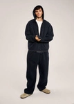 Coalition CLTN ZIP Men's full-zip hoodie – dark navy