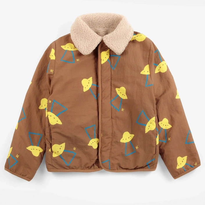 BOBO CHOSES Pixel Abduction all over reversible jacket