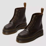 Dr. Martens platform boots Sinclair Crazy Horse dark brown 40910200