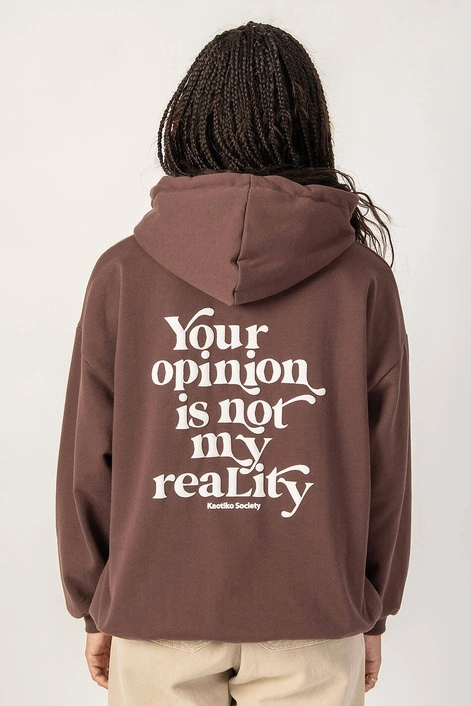 Kaotiko Brown Your Opinion Sweatshirt