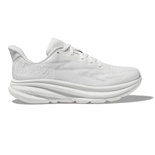 Hoka MEN'S CLIFTON 9 WHITE/WHITE