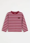 Coalition CLTN K RAFFA Kids' long-sleeve T-shirt – wine pink