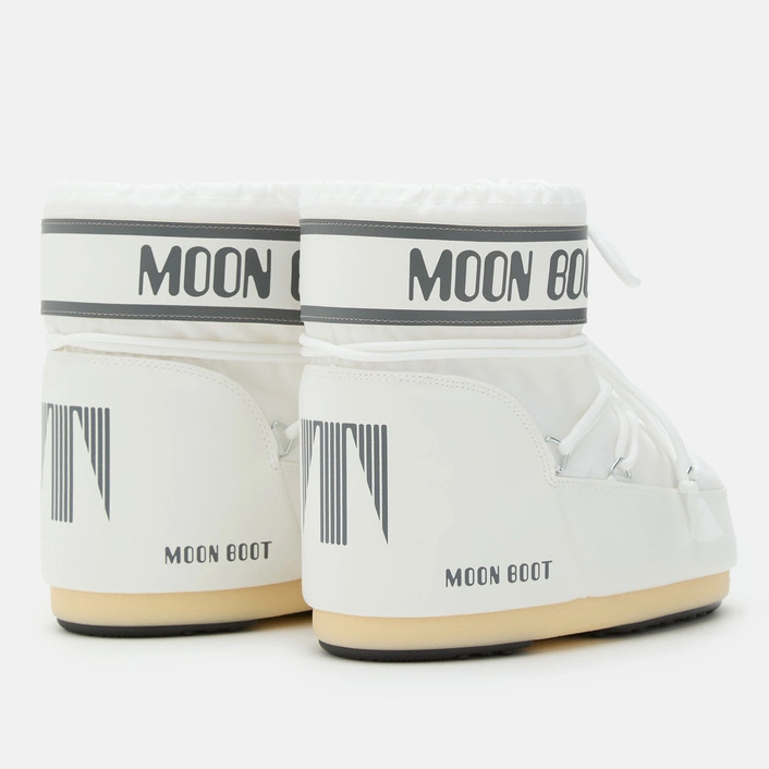 MOON BOOT ICON LOW WHITE MONO NYLON