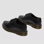 Dr. Martens Brogue Shoes 3989 Yellow Stitch Smooth Men's Black 22210001