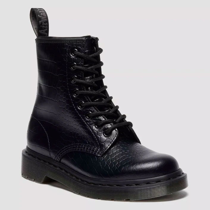 Dr. Martens women's boots 1460 Croco black 42679001