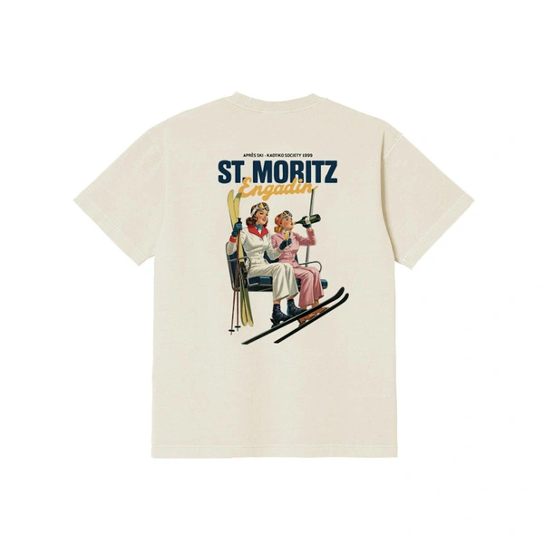Kaotiko Apres Ski Organic Cotton T-shirt AT019-01-G002