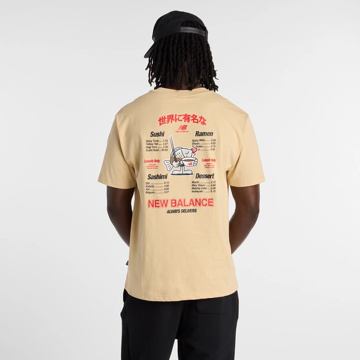 New Balance Yellow T-shirt Ramen MT61H51DABC
