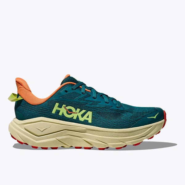 HOKA Challenger 8 Women's Trail Running Shoes Tidal Wave/Pampas Grass