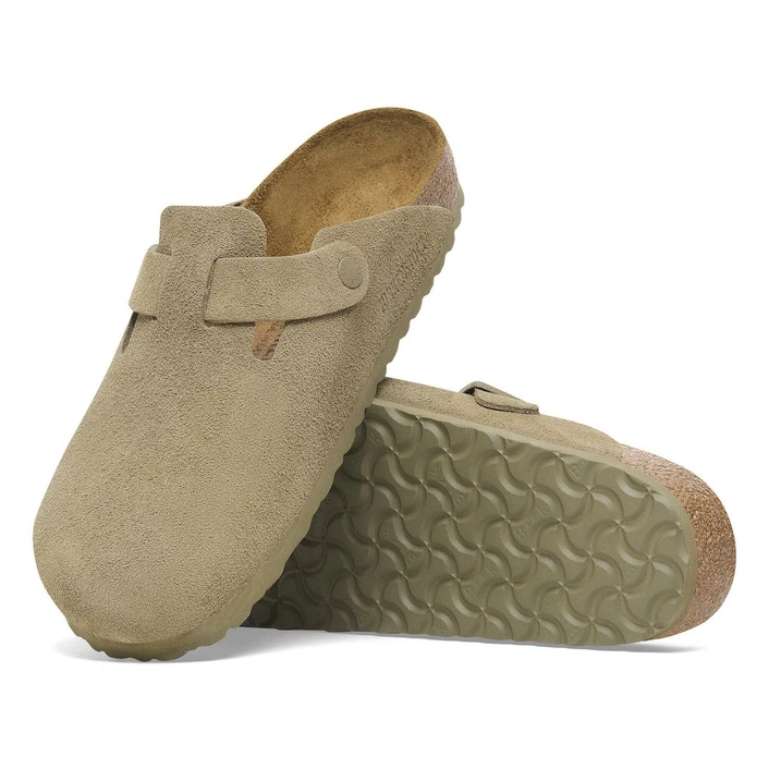 Birkenstock Boston LEVE Faded Khaki 1025844 (narrow)