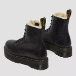 Dr. Martens fur-lined platform boots Jadon Pisa black 25637001