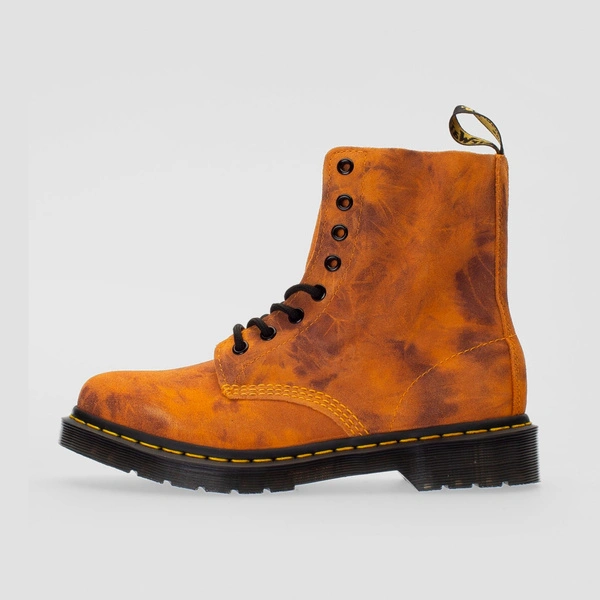 Dr. Martens boots 1460 Pascal Tie Dye suede orange 27962806