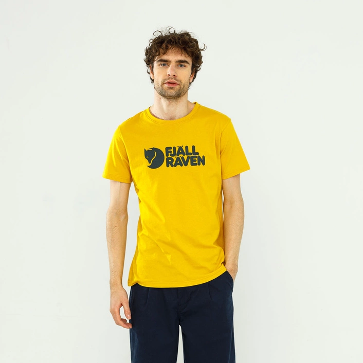 Fjallraven LOGO T-SHIRT OCHRE