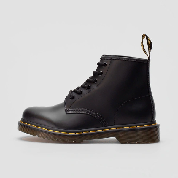 Dr. Martens boots 101 Yellow Stitch Smooth black 26230001