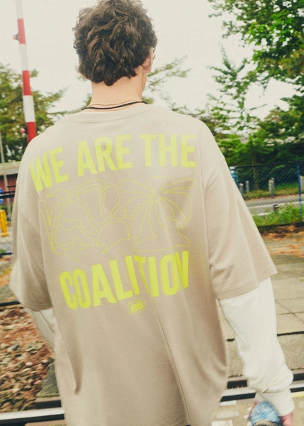 Coalition CLTN T NEON Men's T-shirt – beige