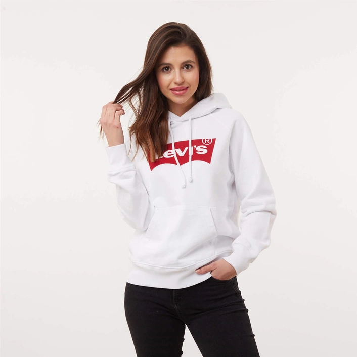 Levi's SPORT HOODIE WHITE