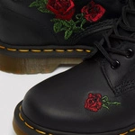 Dr. Martens women's boots 1460 Vonda Floral with embroidery black 24722001