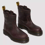 Dr. Martens Biker Ankle Boots Anistone Lo Dark Brown 31880201