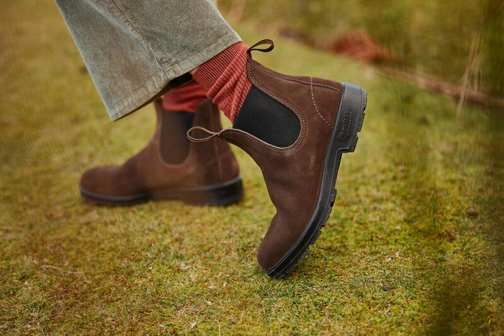 Blundstone 2410 Chelsea Boots Brown Suede