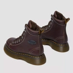 Dr. Martens BUZZ 8-EYE Milled Nappa Leather Boots Dark Brown 42033200