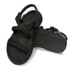 Bohonomad Bahamas Platform Rope Sandal - Black 