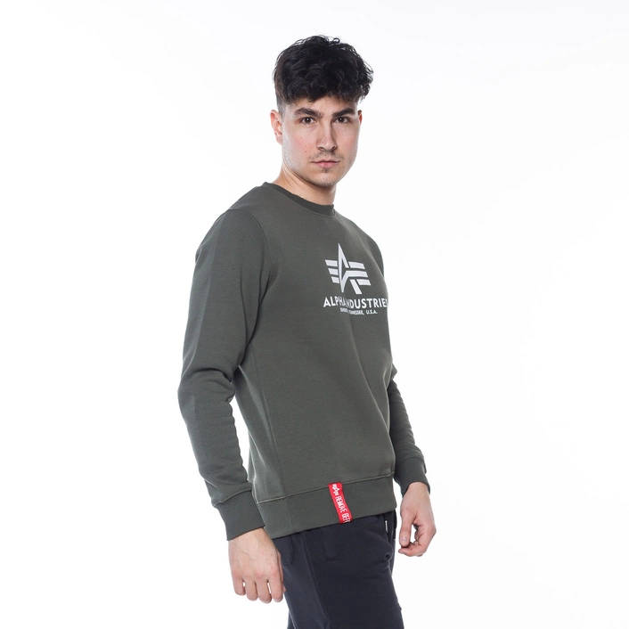 Alpha Industries BASIC SWEATER DARK OLIVE