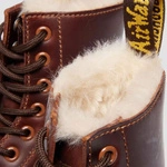 Dr. Martens women's fur-lined boots 1460 Serena Orleans butterscotch 23912243