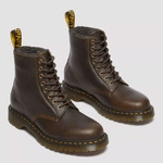 Dr. Martens fur-lined boots 1460 Grizzly olive 31873538