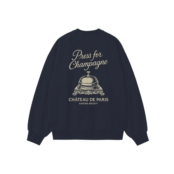 Kaotiko Oversize Crew Champagne