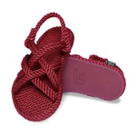 Bohonomad Bodrum Rope Sandal - Claret Red
