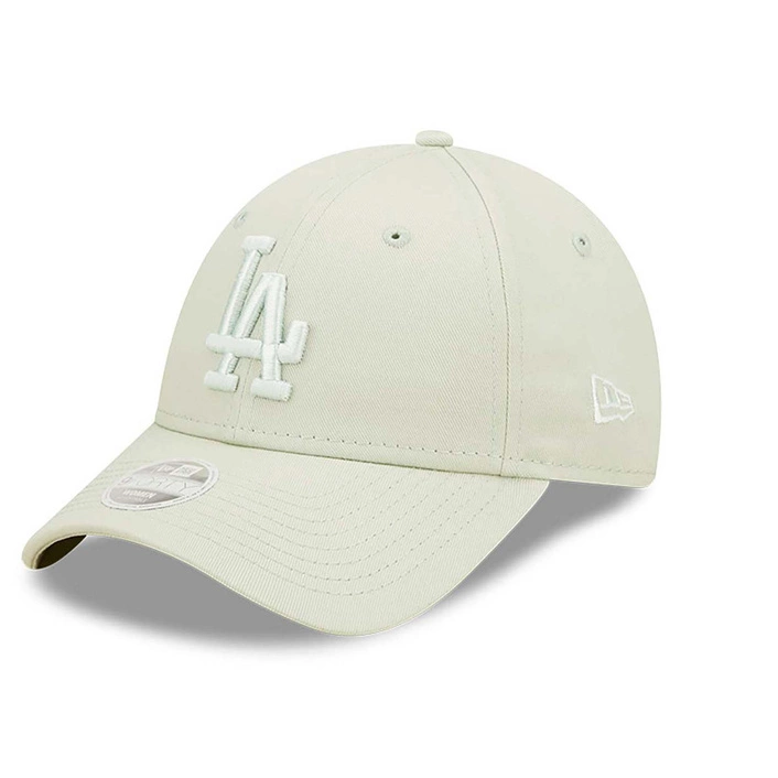 New Era LA Dodgers Womens League Essential Pastel Green 9FORTY Adjustable Cap