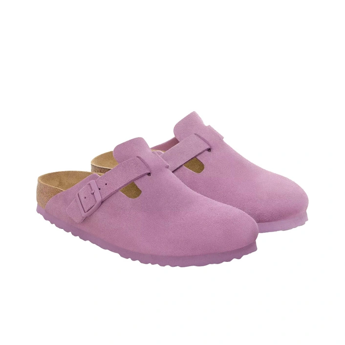 Birkenstock Boston Suede Leather Mauve 1030626 (Regular)