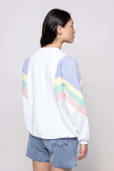 Kaotiko White Ginger Sweatshirt