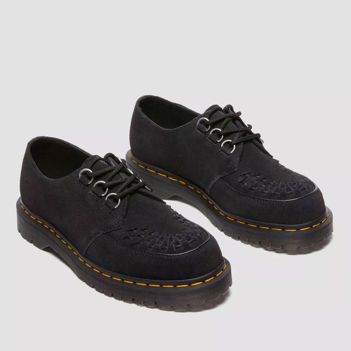 Dr. Martens Creepers Ramsey in Woven Suede Black 40572001