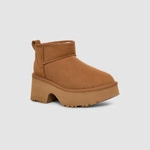 UGG W CLASSIC ULTRA MINI NEW HEIGHTS BOOT CHESTNUT