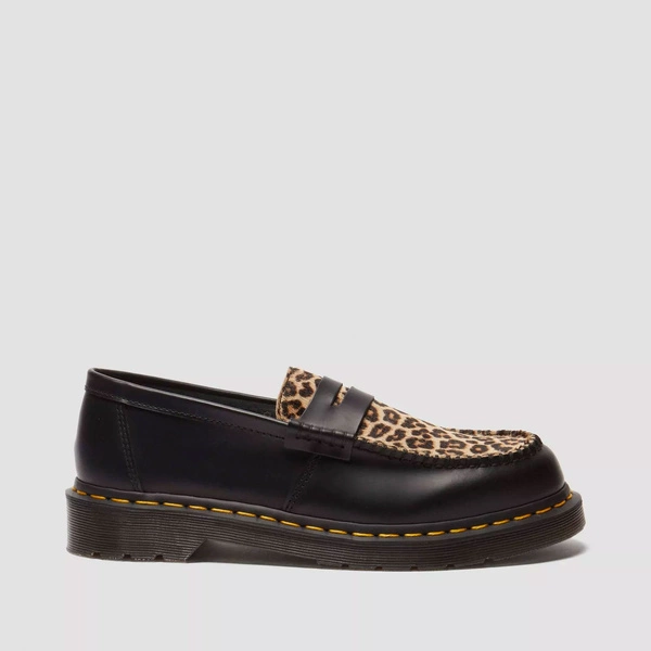 Dr. Martens Penton Hair On & Smooth Leather Loafers 41186001