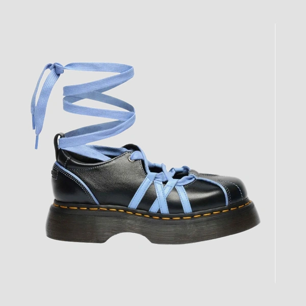 Dr. Martens Lace-Up Ballet Flats Buzz Ballerina Women's Black 42842001