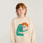 BOBO CHOSES Hug Hairy Monster sweatshirt