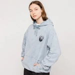Kaotiko Steel Virgin Washed Hoodie Blue