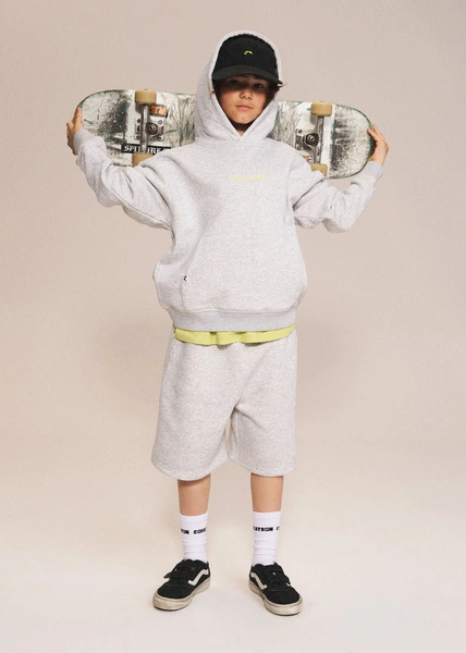 Coalition CLTN K HOODIE Kids' hoodie – light grey marl