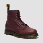 Dr. Martens fur-lined boots 1460 Grizzly cherry red 31873600