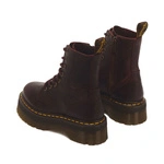 Dr. Martens women's platform boots Jadon Floral Emboss Crazy Horse cherry red 43558600