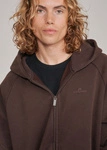 Coalition CLTN ZIP 526 Men's full-zip hoodie – chocolate