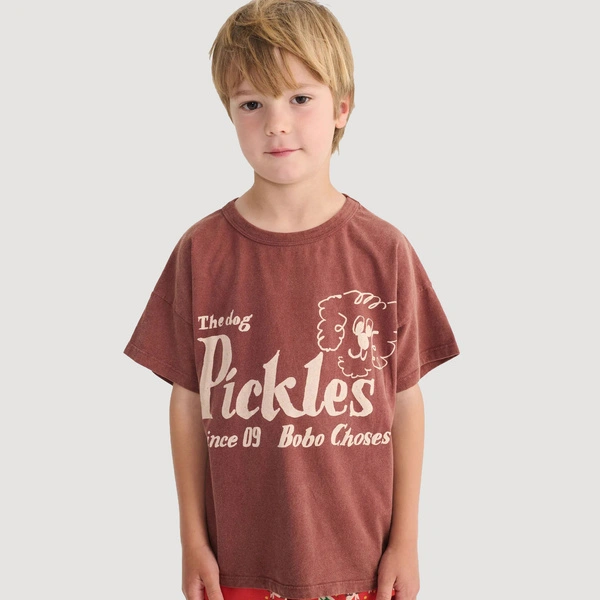 BOBO CHOSES Pickles The Dog T‑shirt