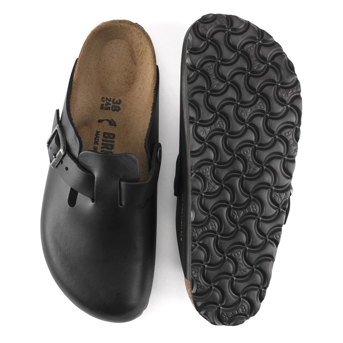 Birkenstock Boston NU Oiled Black 59461